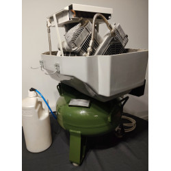 Compresseur dentaire Cattani bicylindre AC200 capoté - Occasion